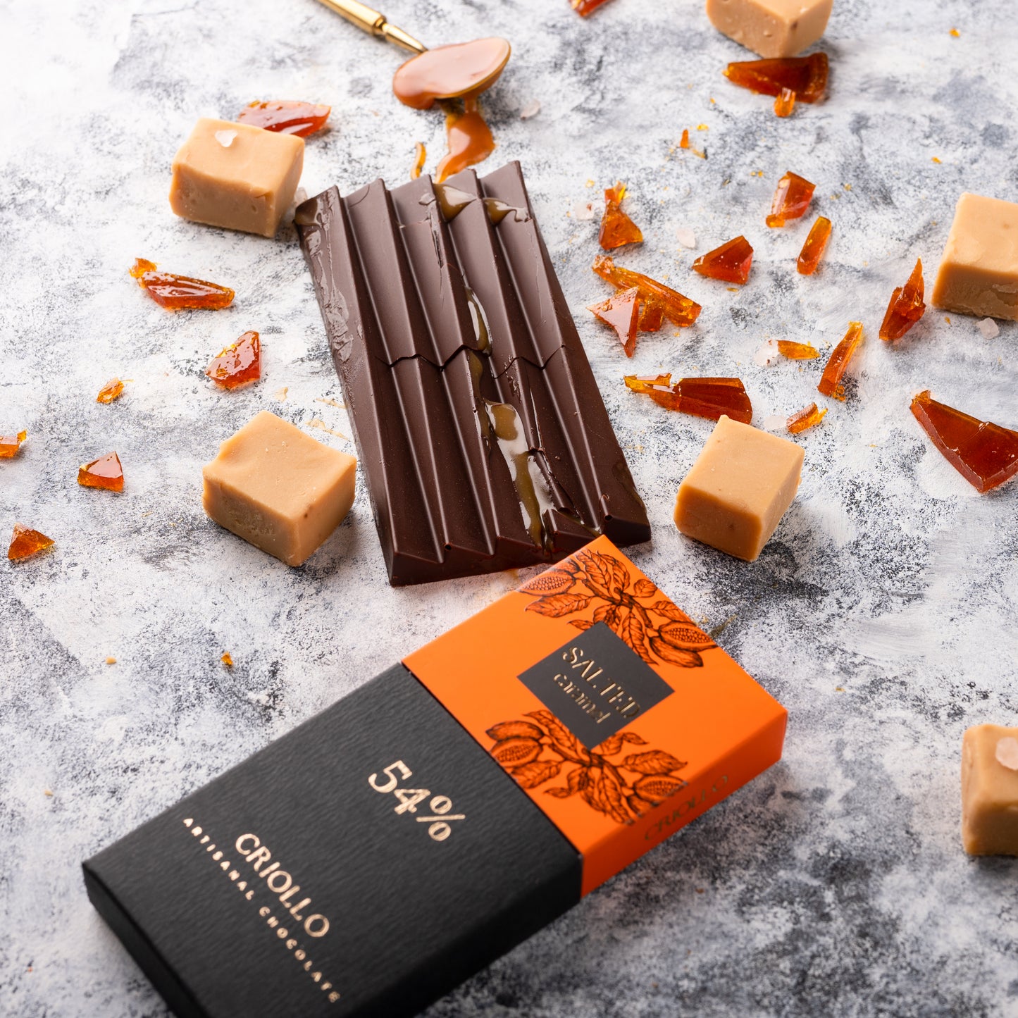 Salted Caramel -54% Premium Dark Chocolate